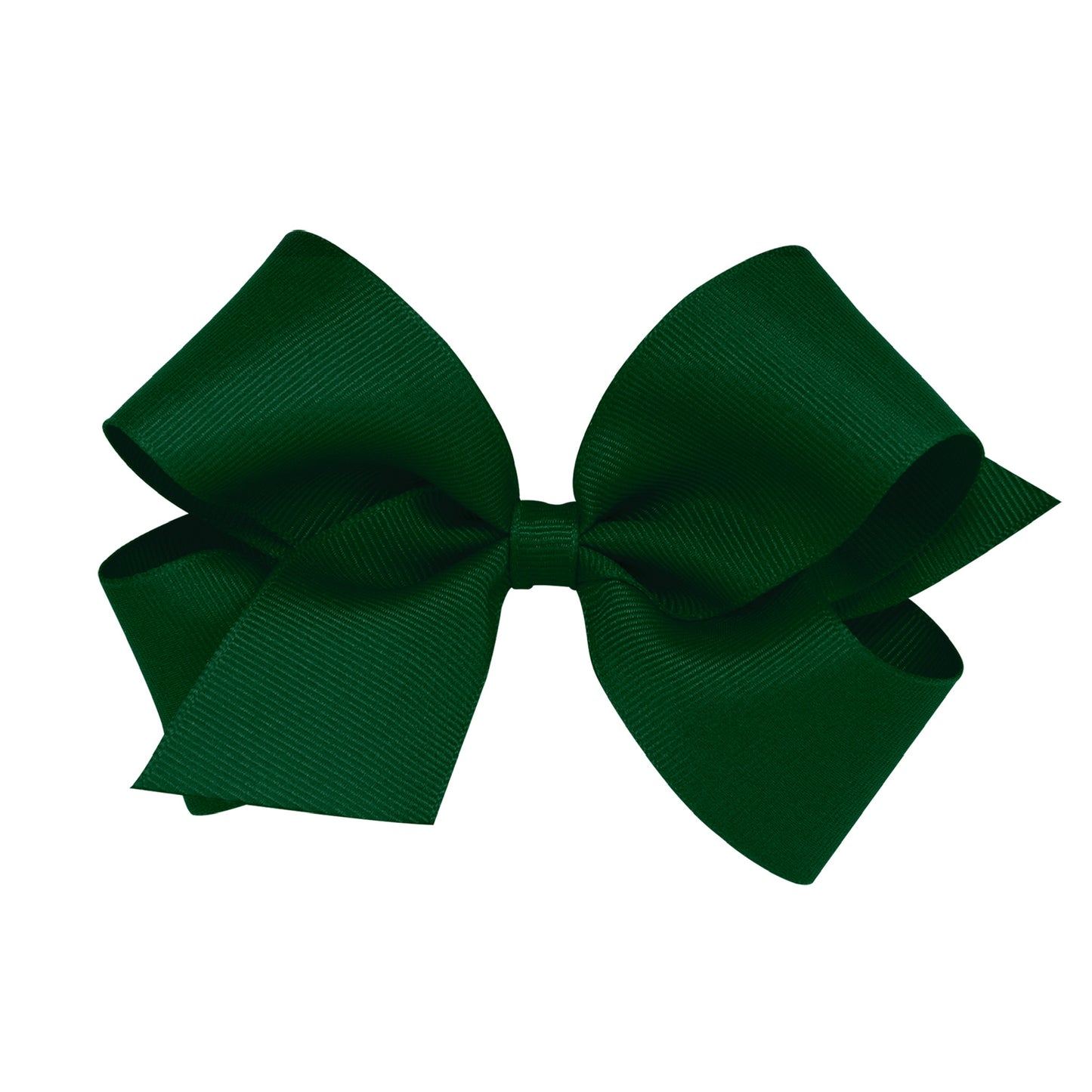 Forest Green Grosgrain Girls Hair Bow