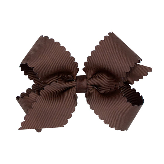 Coffee Scallop Bow