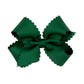 Forest Green Scallop Bow