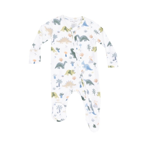 Soft Dinos Two-Way Zipper Footie