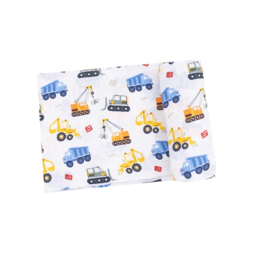 Cool Construction Swaddle Blanket
