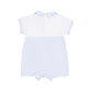 Blue Stripe Classic Box Pleat Bubble