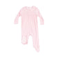 Mini Gingham Smocked Peter Pan Snap Footie