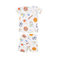 Sports Friends Short Sleeve Lounge Wear Pajama Set