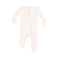 Vintage Mini Bow Two-Way Zipper Footie