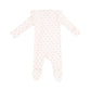 Vintage Mini Bow Two-Way Zipper Footie