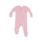 Vintage Red Two-Way Zipper Footie
