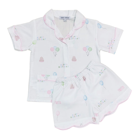 Happy Birthday Girls Pajama Set