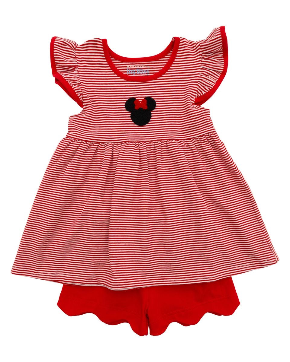 Mouse Scalloped Short Set