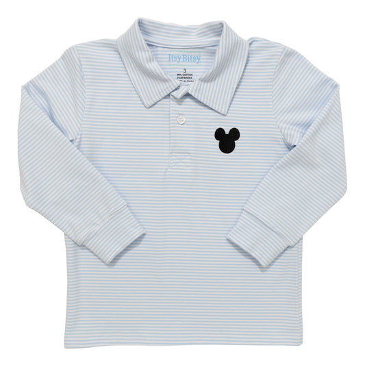 Mouse Long Sleeve Polo