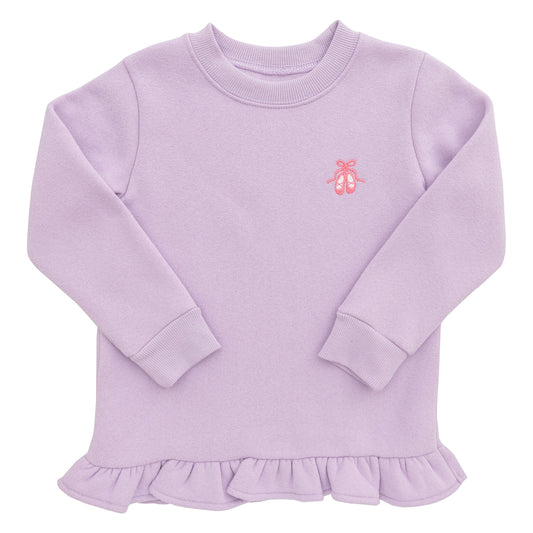 Ballet Shoes Girls Ruffle Pullover