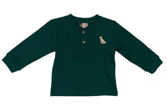 Hunting Dog Boys Henley Shirt