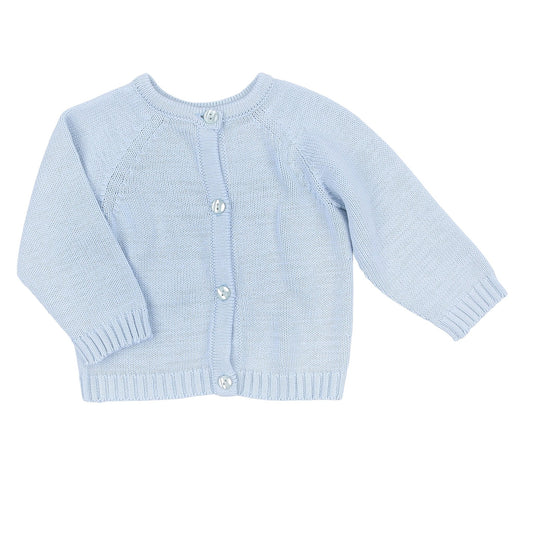 Light Blue Classic Knit Cardigan