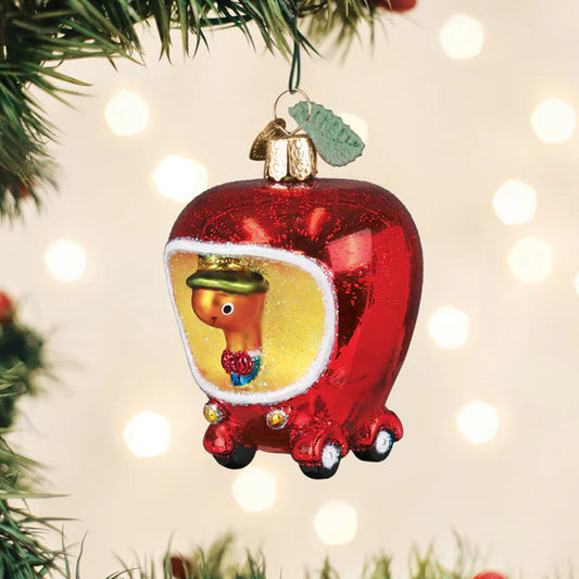 Lowly Worm’s Applecar Ornament