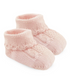 Cable Knit Baby Booties