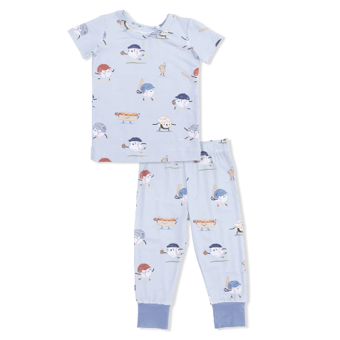 Baseballs Playing Baseball Pajama Set