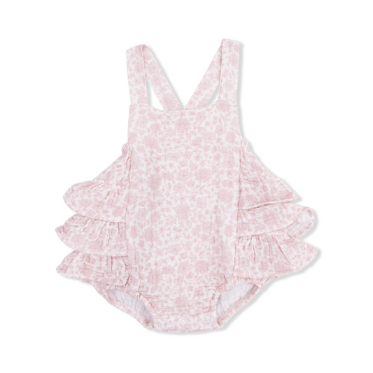 Harper Floral Stripe Sunsuit