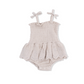 French Oak Smocked Skirted Bubble