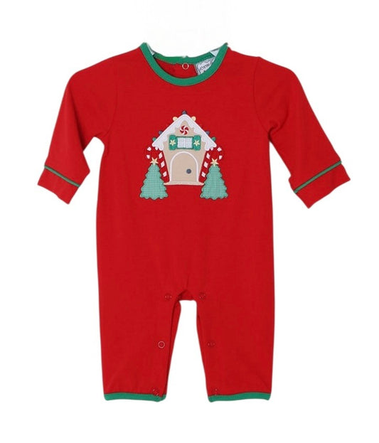 Gingerbread House Romper (Boys)