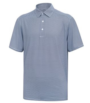 Navy Blue Stripe Polo