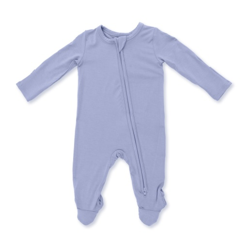 Blue Fog Zipper Footie