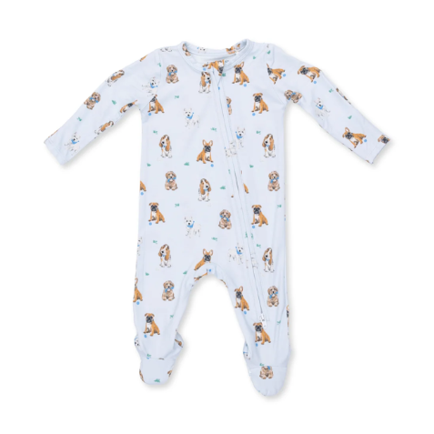 Bestie Dogs Zipper Footie