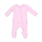 Pink A Boo Ruffle Zipper Footie