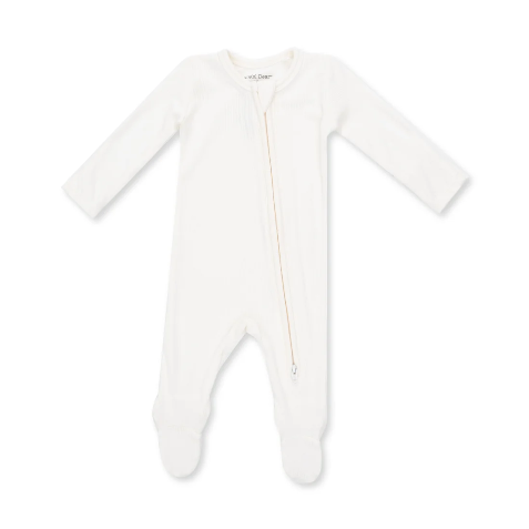 Snow White Zipper Footie