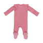 Baroque Rose Ruffle Zipper Footie