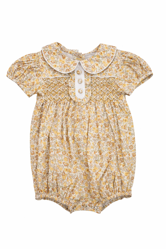 Sandy Yellow Floral Bubble