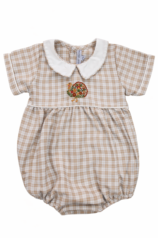 Turkey Embroidered Boy Bubble