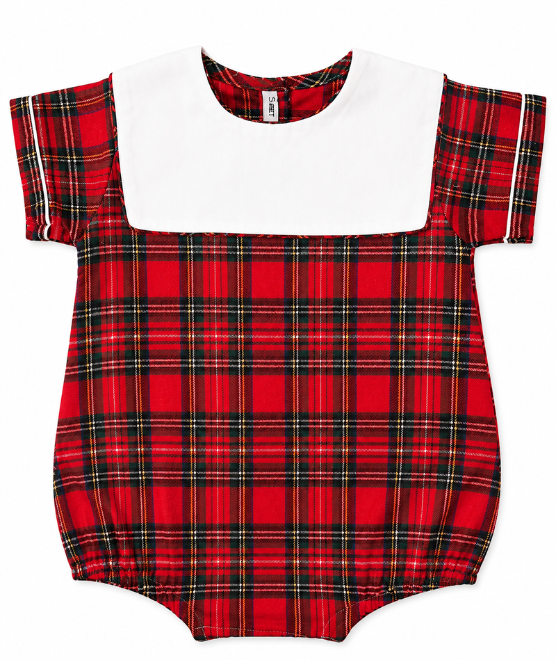 Tartan White Collar Bubble