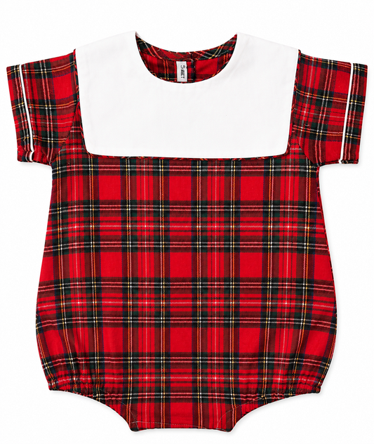 Tartan White Collar Bubble