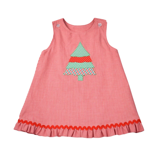 Christmas Tree + Hearts Reversible Jumper