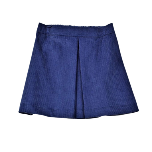 Blue Corduroy Skirt