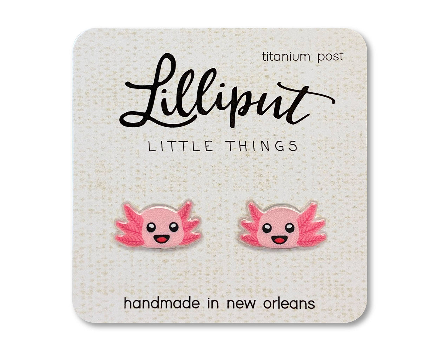 Axolotl Stud Earrings