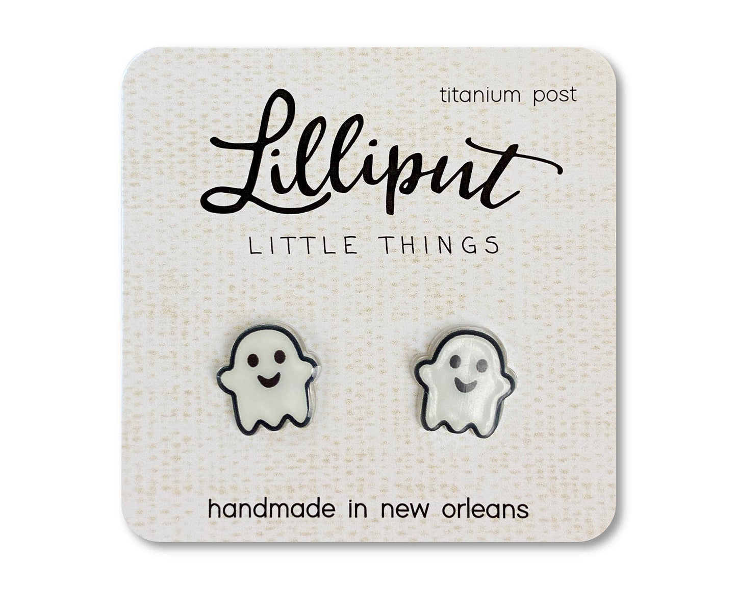 Ghost Stud Earrings
