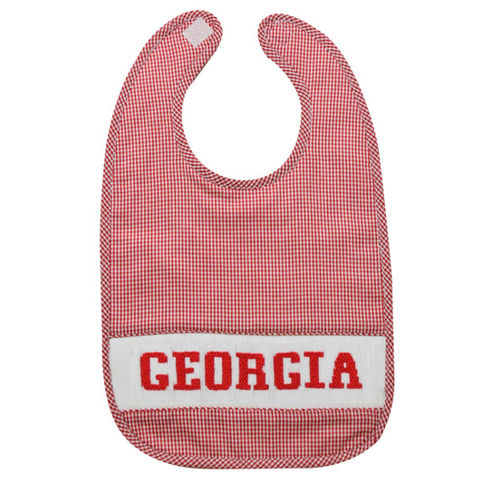 Georgia Smocked Bib