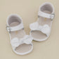 Jolie Velcro Sandal - White or Champagne