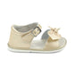 Jolie Velcro Sandal - White or Champagne