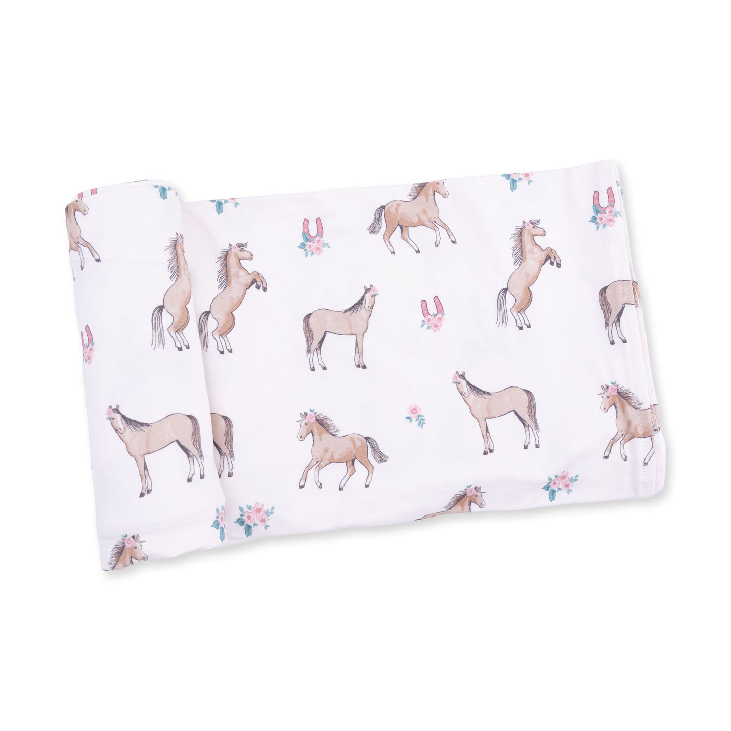 I Love Horses Swaddle