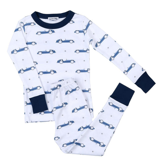Racers Navy Toddler Long Pajamas