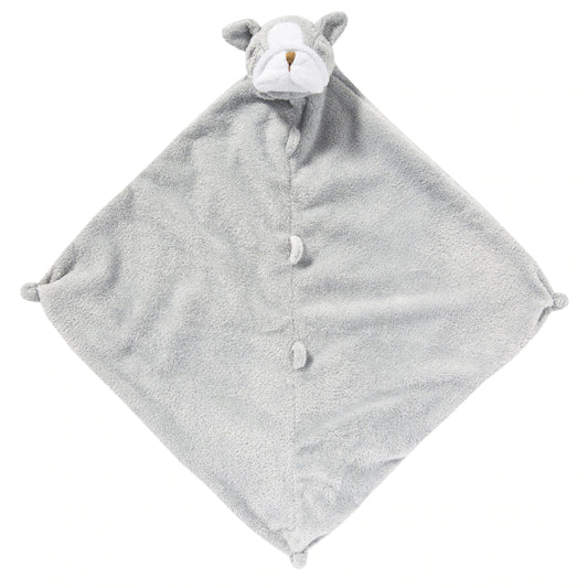 Grey Bulldog Lovey Blankie