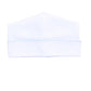 White Baby Hat - Light Blue or Pink Trim