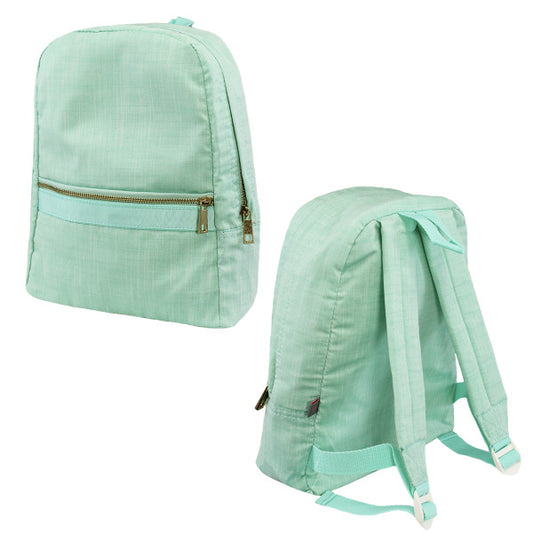 Green Chambray Medium Bookbag