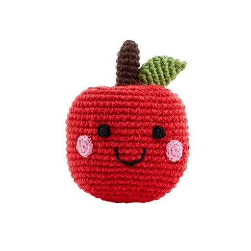 Apple Knitted Rattle
