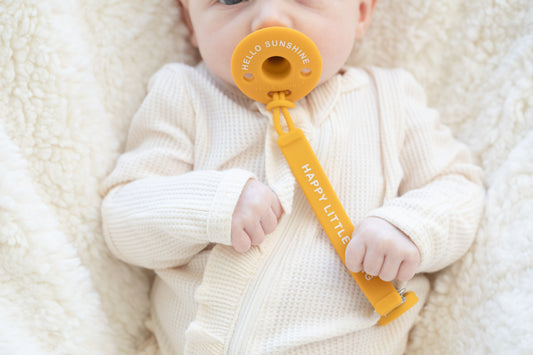 Happy Little Thing Pacifier Clip