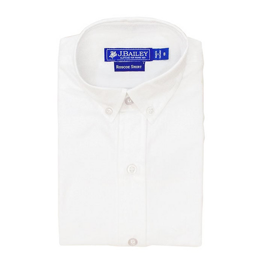 White Oxford Boys Dress Shirt
