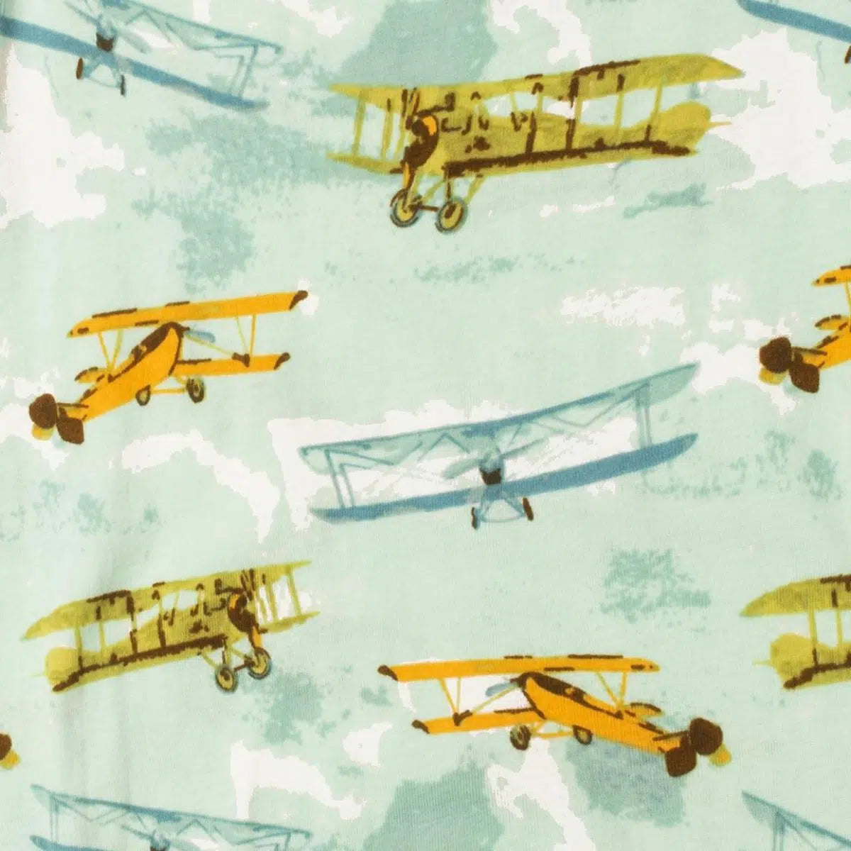 Vintage Planes Big Lovey Three-Layer Muslin Blanket