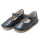 Caitlin Scalloped Mary Jane - Navy or Off White